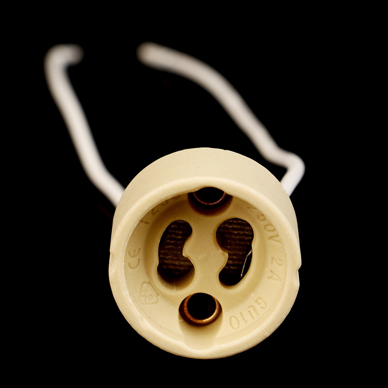 Set 5 Đuôi Đèn gu5.3 gu10 12v - 250v Chất Lượng Cao