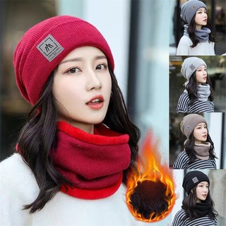 Set Mũ Len Dày Dặn Giữ Ấm Thời Trang