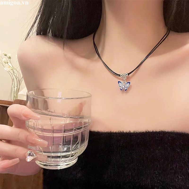 ✨✨Vòng cổ Mặt Trăng Khuyết Phong Cách Trung Hoa Dễ Thương Cao Cấp Quà Tặng Cặp Đôi