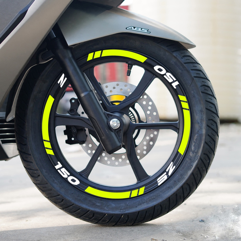 1 Bộ 32 Miếng Dán Bánh Xe 17 "Phản Quang Ban Đêm Cho Xe Hơi Xe Máy