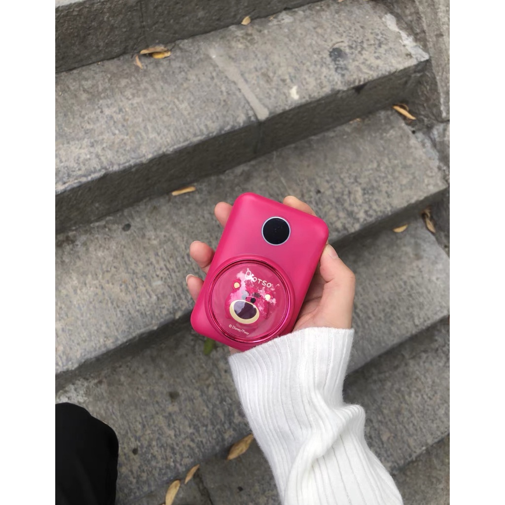 Sạc dự phòng Shikumi nhân vật hoạt hình Disney 10000mAh-37WH POWERBANK Gấu dâu Lotso