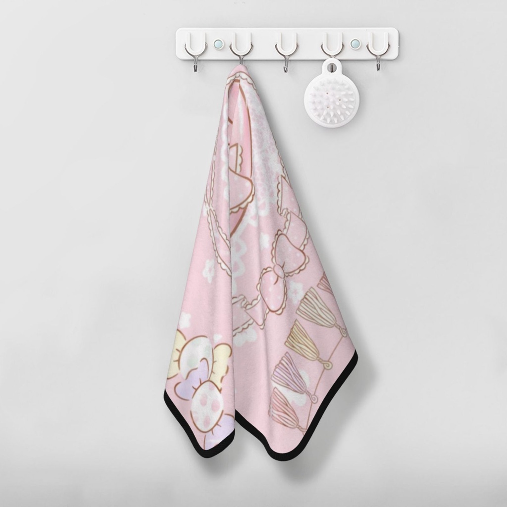 Khăn Tắm Vải Nhung San Hô Thấm Hút Tốt 40 * 70 cm