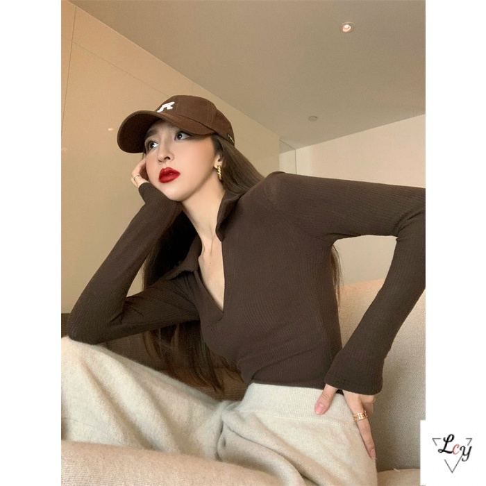 Áo Thun Chống Nắng Tay Dài y2k Millet Phong Cách Âu Mỹ Quyến Rũ Cho Nữ