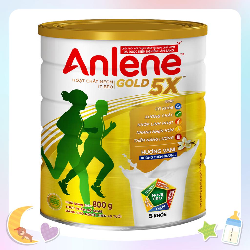 Combo 2 Sữa Bột Anlene Gold 5X Hương Vanilla