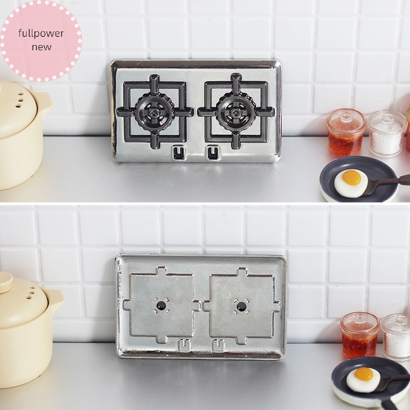 WOADA1 Bếp gas Đồ Chơi mini Trang Trí Nhà Búp Bê vn