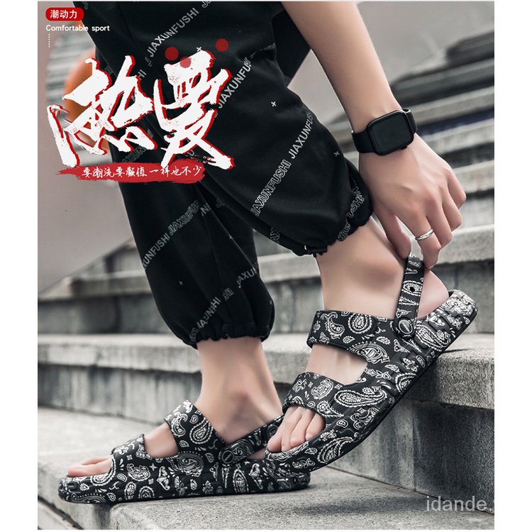 Dép Sandal Đế Mềm Thời Trang Mùa Hè Đi Biển Cho Nam