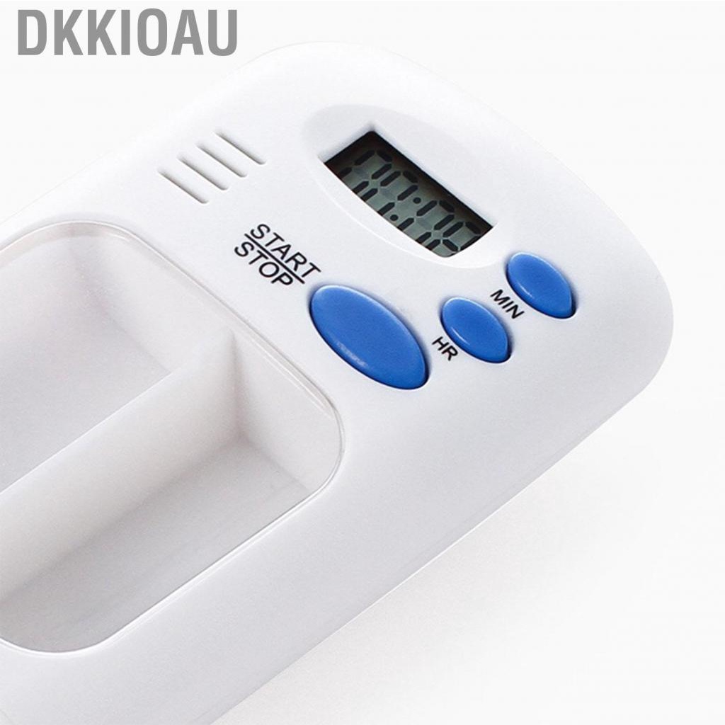 Dkkioau Container  Easy To Carry Transparent Window Strong Sealing Portable Storage Box Daily Alarms for Old People Office