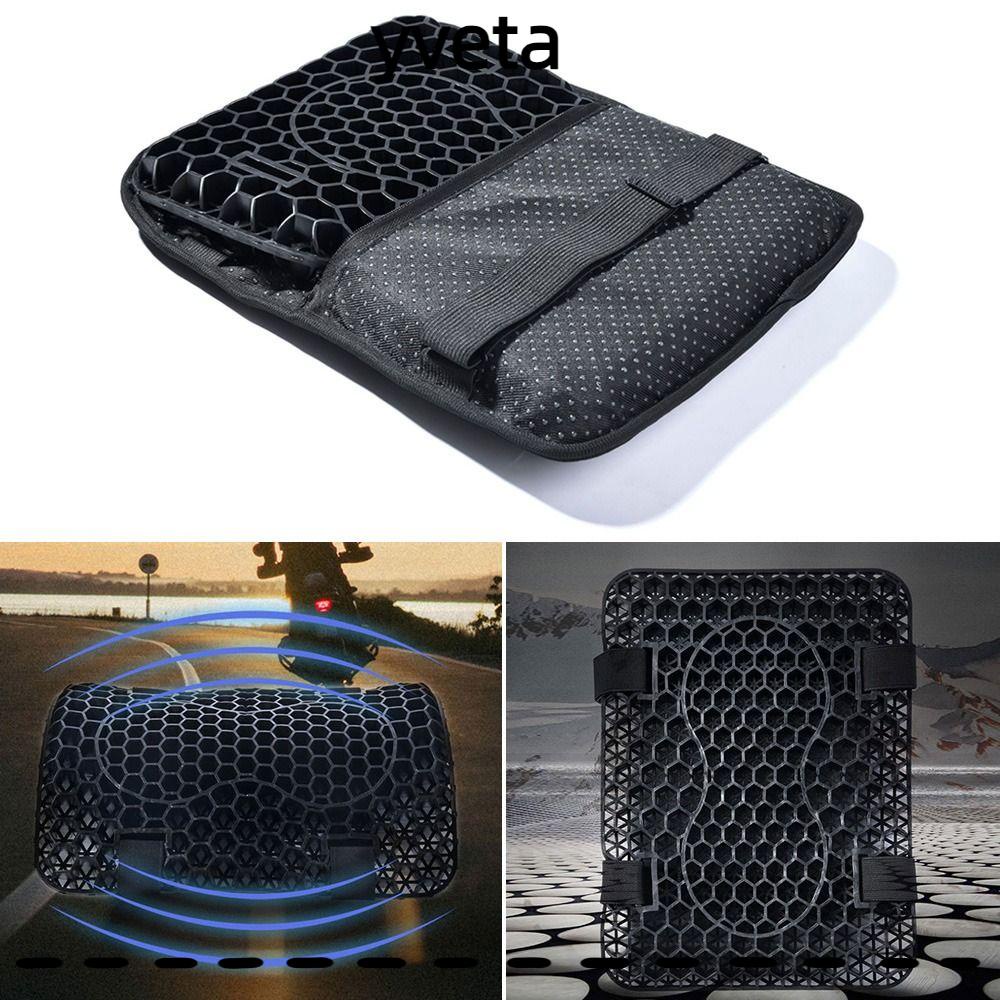 Yveta Đệm Lót Yên Xe Máy Hình Tổ Ong 3D Thoáng Khí Chống Trượt
