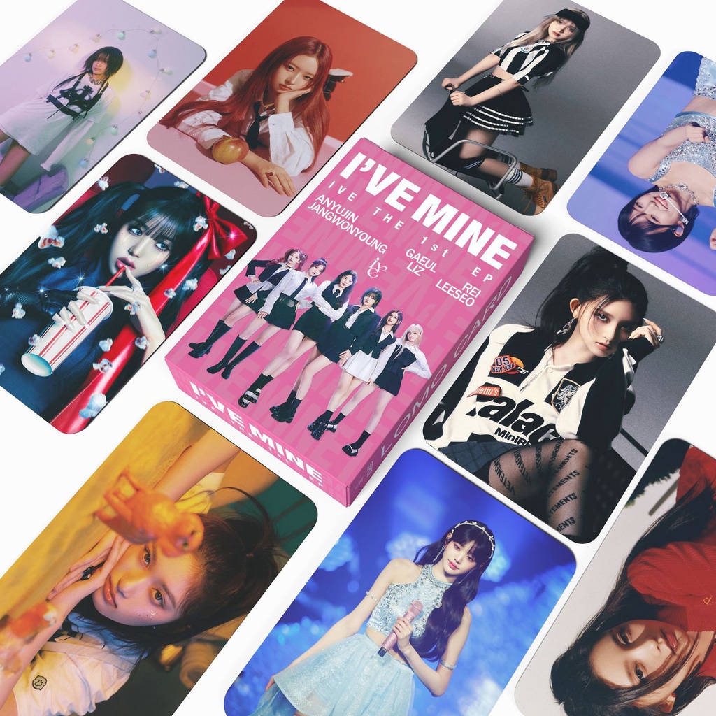 IVE Album  Photocard Lomo Card Postcard 55pcs/box