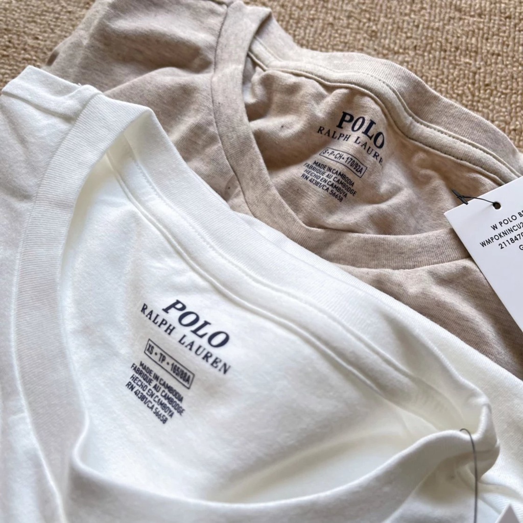 KFGL RALPH LAUREN   Cotton Embroidered logo Design Long Sleeve Tshirt
