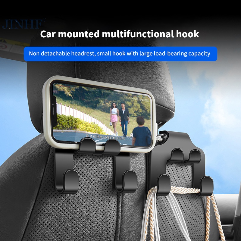 Móc Treo Điện Thoại Gắn Sau Ghế Xe Hơi Hai Đầu Tiện Dụng