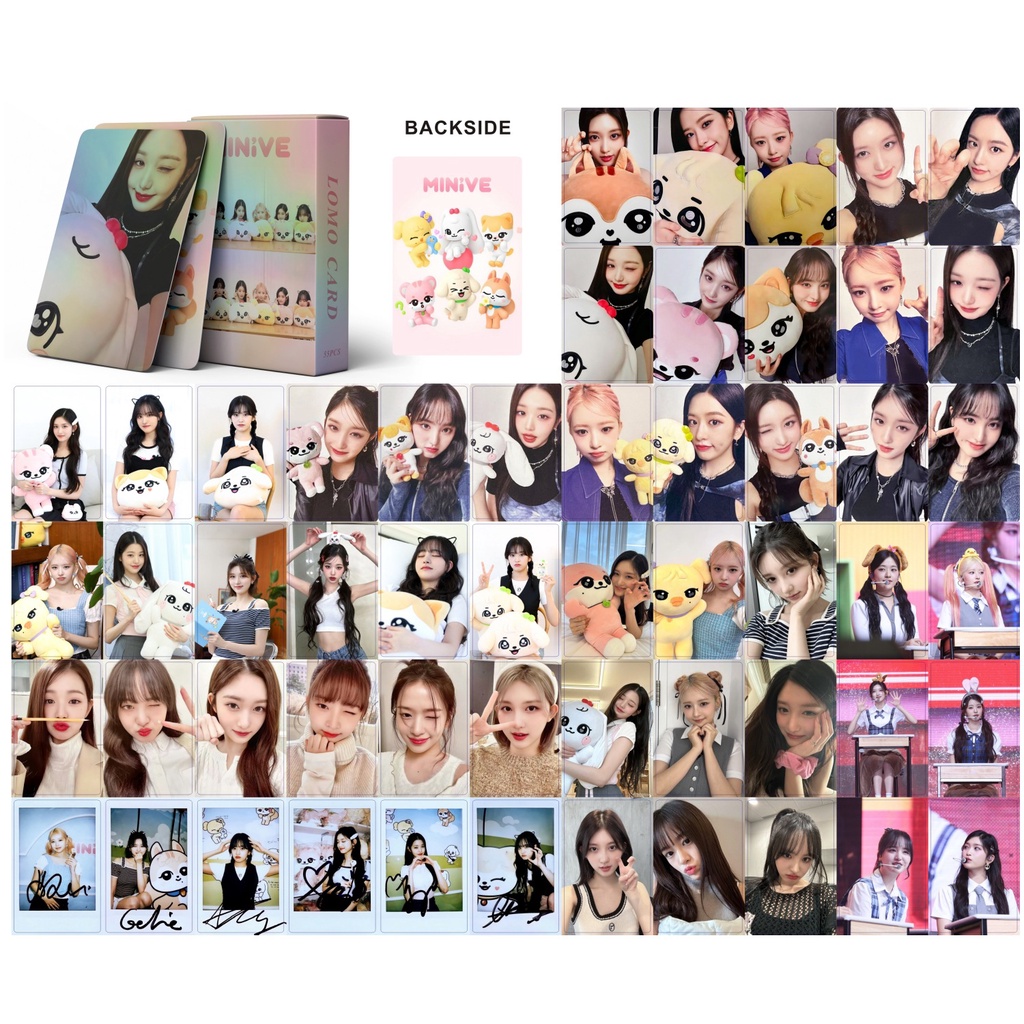 Blackpink BORN PINK, V Layover, Straykids STAR, IVE MINIVE, Seventeen, ITZY, GIDLE WORLD TOUR, Song Yuqi Flash Laser Photocard Lomo Card Postcard