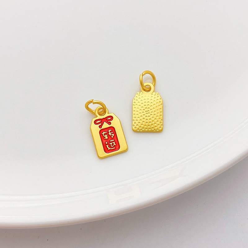 Mặt Dây Chuyền Hình Mèo May Mắn Nhiều Màu Sắc diy