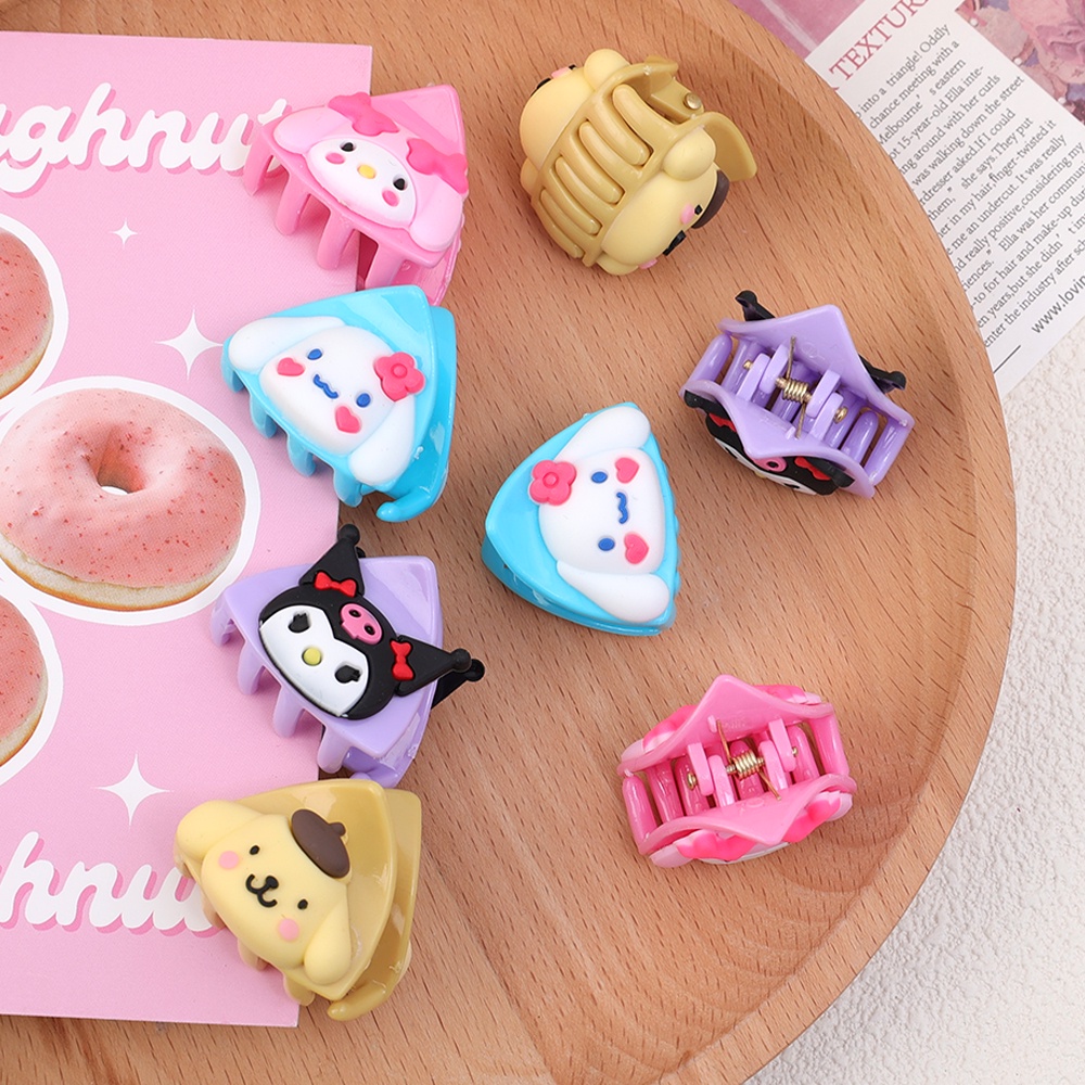 Sanrio Kẹp Tóc mini Hình kuromi mymelody cinnamoroll kawaii Dễ Thương Hợp Thời Trang Cho Bé