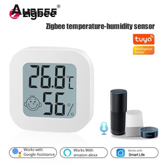 Aubess Zigbee Lcd Nhiệt kế kỹ thuật số Máy đo độ ẩm Cảm biến độ ẩm nhiệt độ