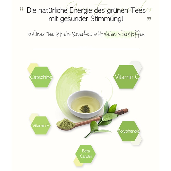 POWDERED GREENTEA-pure greenteapowder- For beverages - green-100g-1pack