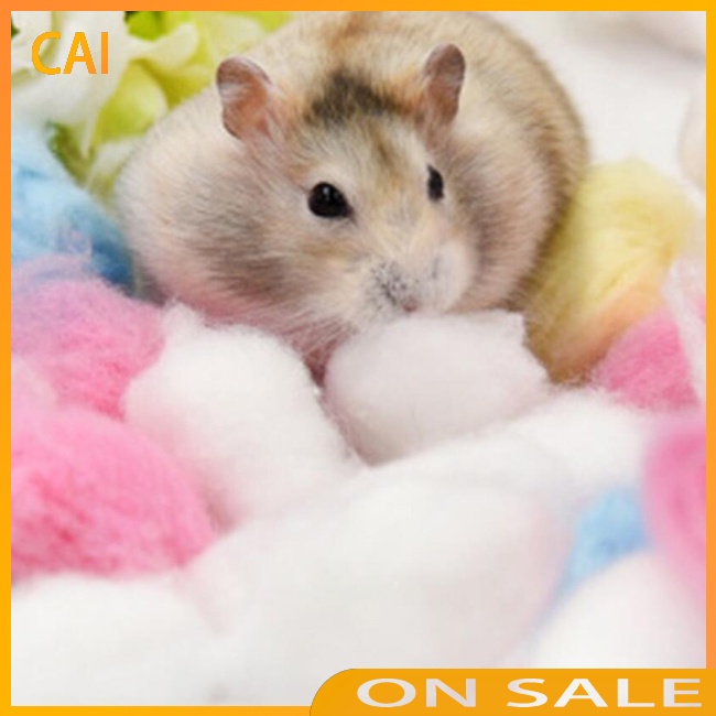 Bộ 100 Quả Bóng cotton Nhỏ Dễ Thương Giữ Ấm Mùa Đông Cho Chuột hamster
