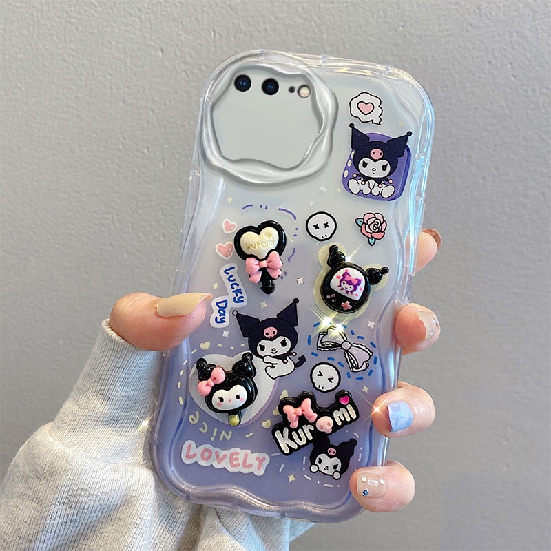 Ốp Điện Thoại Dẻo Trong Suốt Họa Tiết Hoạt Hình cinnamoroll melody Kèm Vòng Đeo Tay Cho iphone 6 6s 7 8 plus se 2020