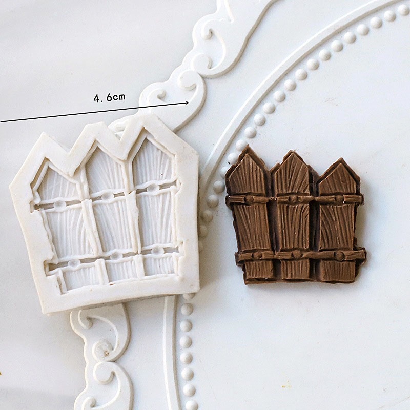 Khuôn silicone Tạo Hình Hàng Rào Cỏ Trang Trí Bánh Kẹo / Socola