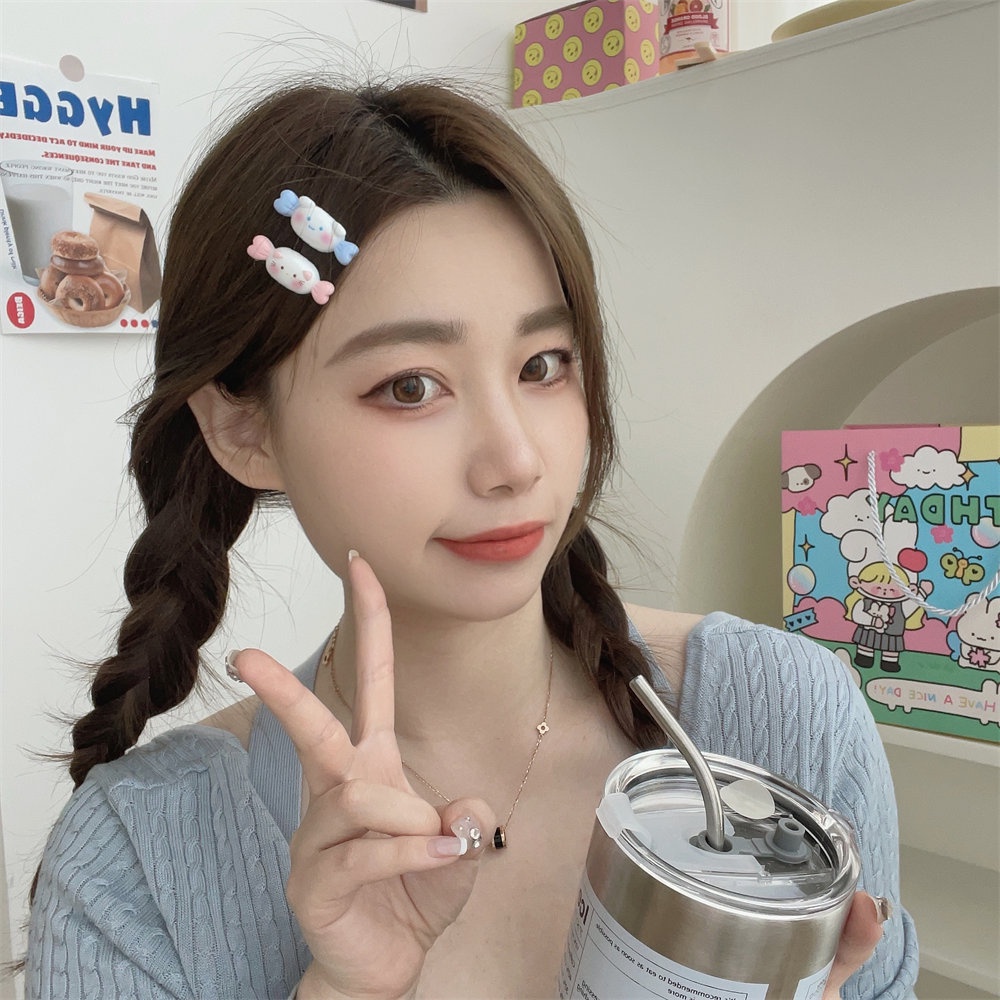 PVN61397 Kẹp Tóc Hình Kẹo Sanrio Dễ Thương Trang Trí Kẹp Tóc Cho Bé Gái