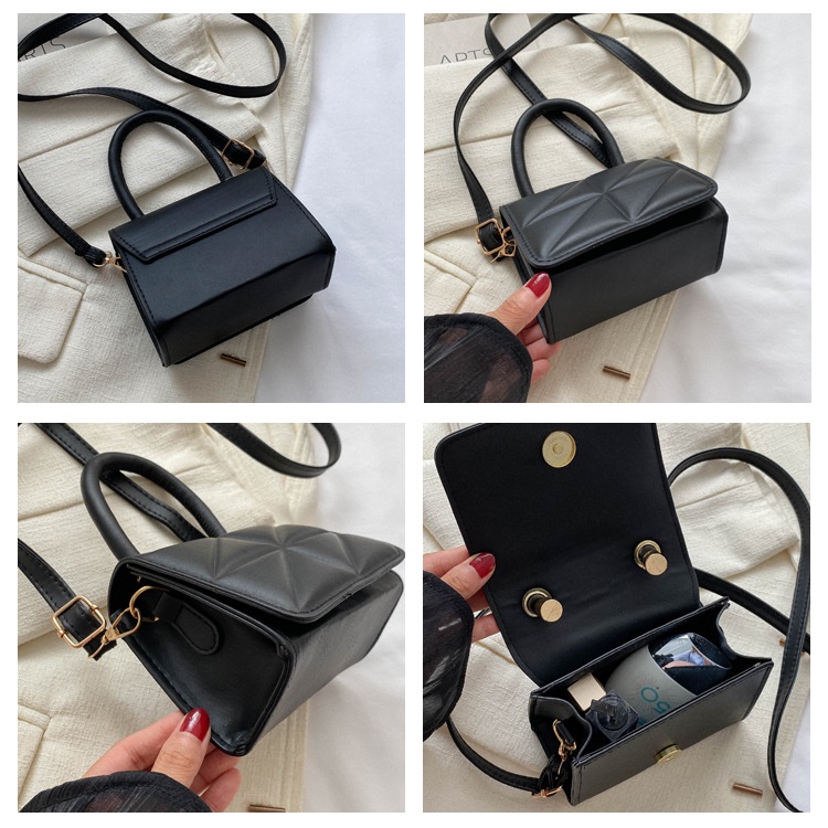 Túi Đeo Chéo mini Hình Vuông Đơn Giản Thời Trang Hàn Quốc Cho Nữ