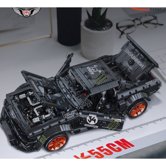 Lego lắp ghép ô tô- đồ chơi mô hình Siêu xe FORD MUSTANG điều khiển từ xa-