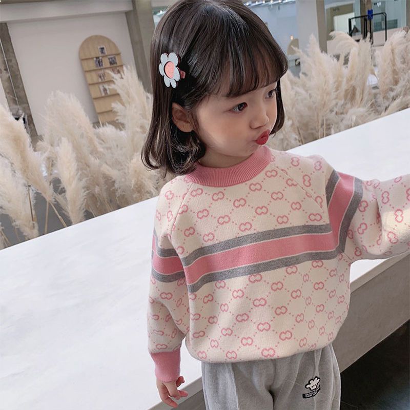 Áo sweater Phong Cách Hàn Nhật Mới Thời Trang Mùa Thu 2023 Cho Bé Gái