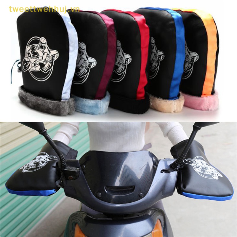 Tweehuj Găng Tay Lái Xe Máy Giữ Ấm Mùa Đông Chống Thấm Nước unisex vn