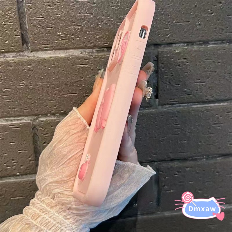 Ôp Điện Thoại Silicon Dẻo Hình Chú Heo Hồng Cho vivo v29 V27Pro v27e V25Pro V23Pro v23e 5g v21 v21s V20Pro x80 x70 X60Pro Vỏ