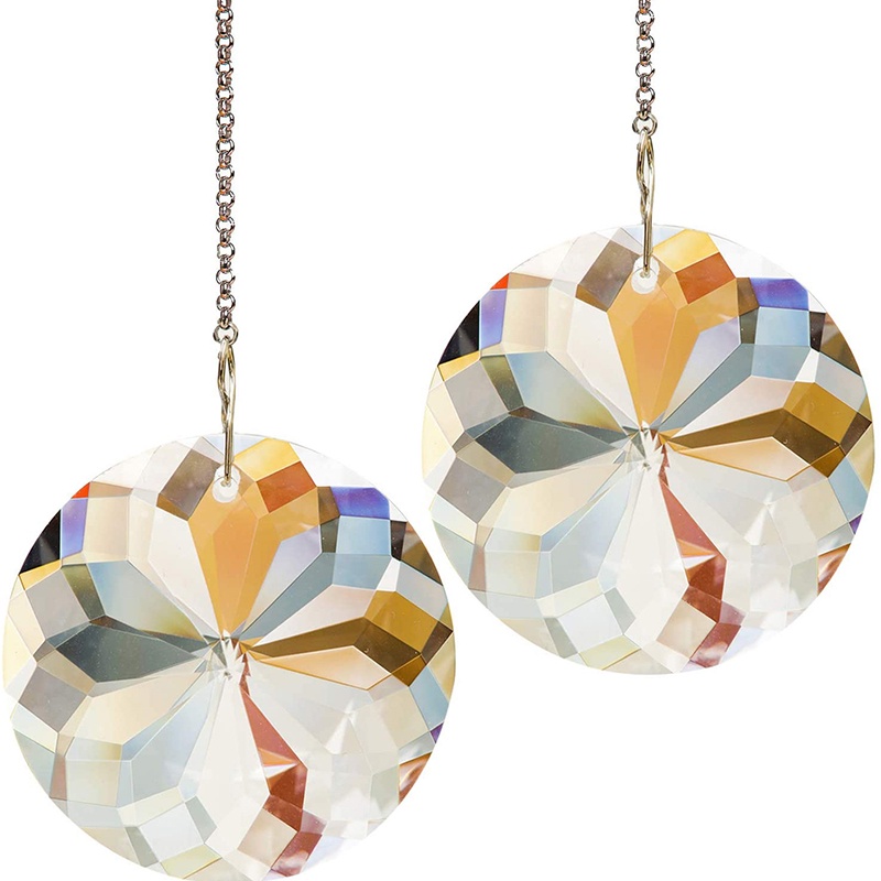 New Suncatcher Crystal Sun Catcher Prism Crystal Hanging Window Lighting Pendant