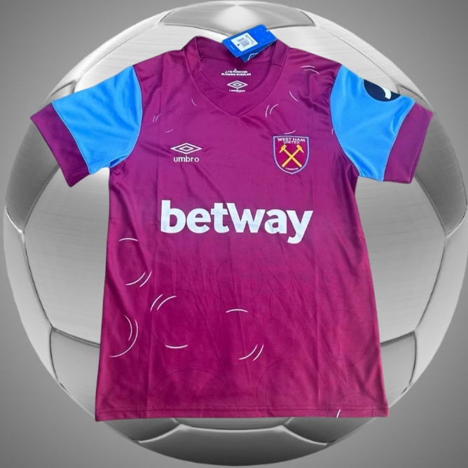 Sân Khách Tây Ban Nha Chất Lượng Cao Số 23 / 24 Của west ham united Và Số 3rd Có Thể Thêm Số Lượng s-2xl