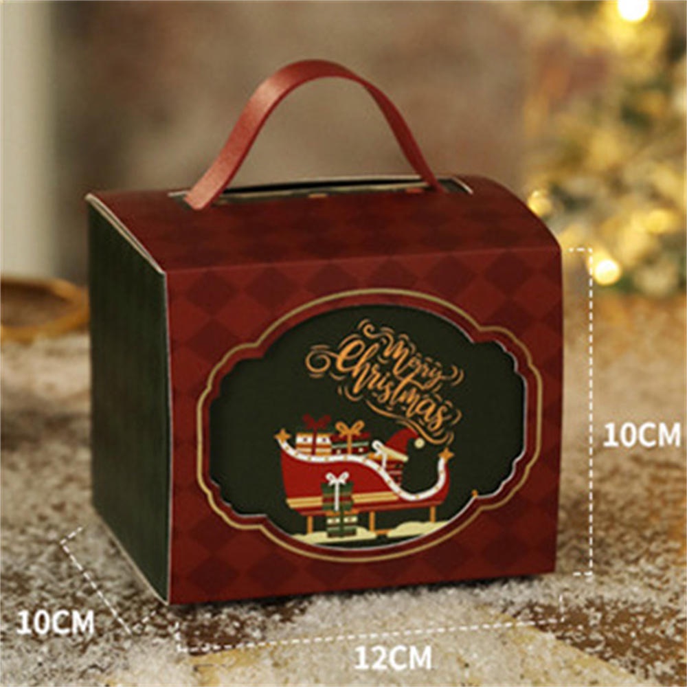 1 Túi Giấy Đựng Bánh Kẹo Trang Trí Giáng Sinh Năm Mới