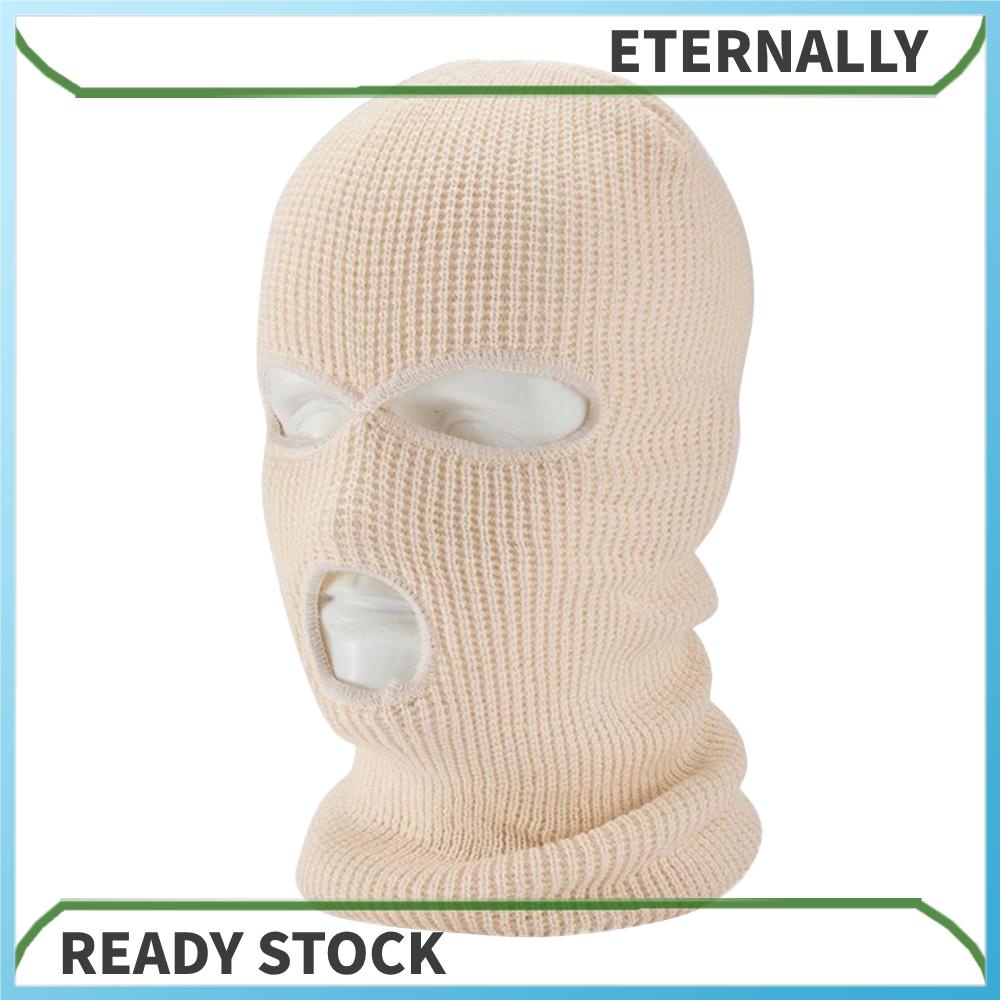 Mũ Trùm Đầu Bằng acrylic 3 Lỗ Ấm Áp Có Mặt Nạ Trượt Tuyết