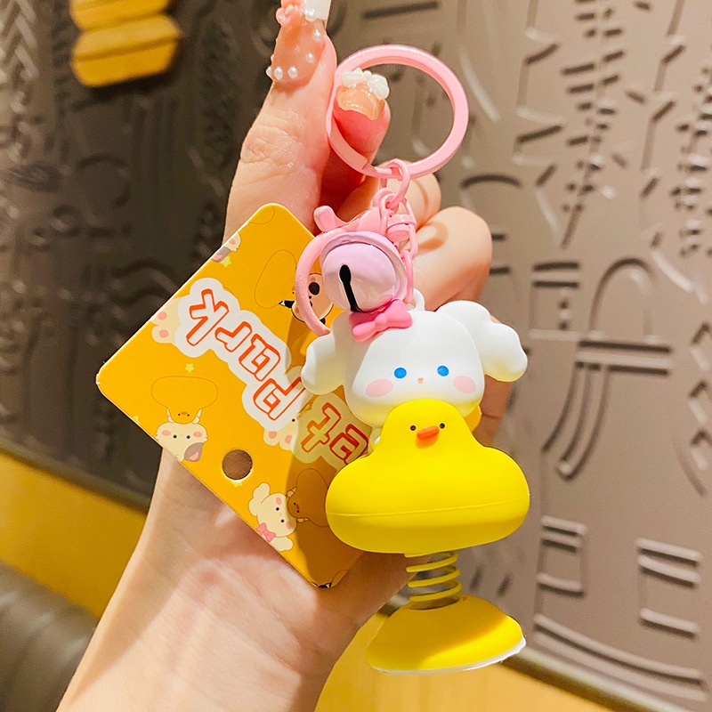 Hoạt Hình Móc Khóa Lắc Tạo Hình Thú Cưng Dễ Thương