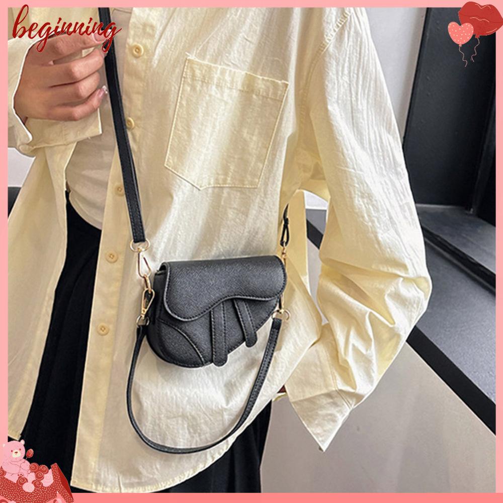 ✿ Phụ Kiện Bắt Đầu Cho Xe Hơi ✿ Túi Đeo Chéo Vai Có Khóa Bên Trong Màu Trơn Thời Trang Dành Cho Nữ