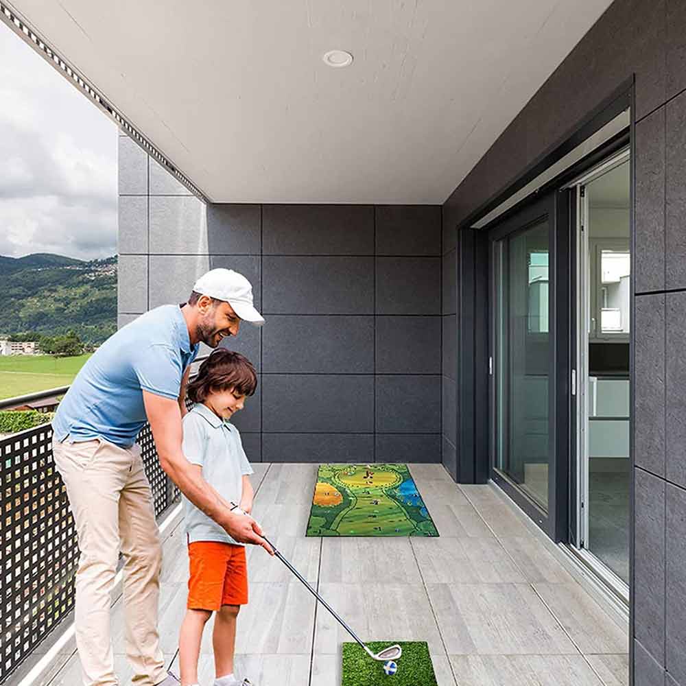 Battle Royale Golf Game, Putting Green Golf Putting Indoor Set Golf Training Aid Equipment, Golf Training Mat, Golf Hitting Mats, Mini Golf