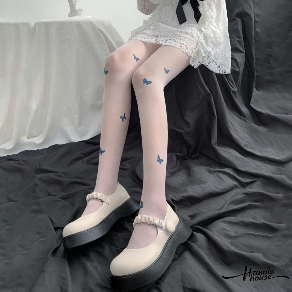 Hannie- Quần Tất Cạp Cao In Hình Bướm Thời Trang Hè Cho Nữ