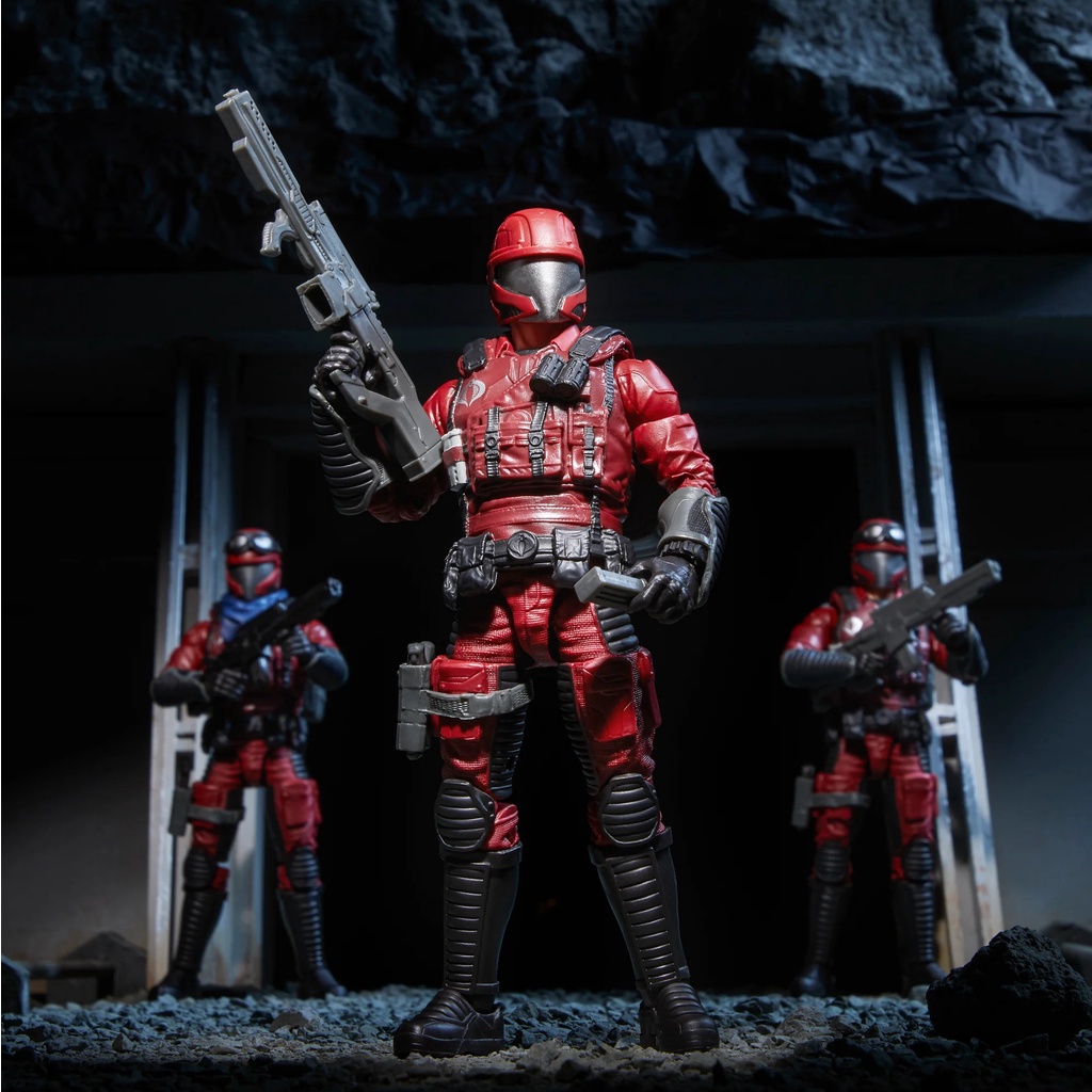 Mô hình nhân vật Hasbro🥷G.I. Joe Classified Series 6-in🥷Elite Cobra Crimson Strike Team Trooper - Crimson Viper, 85