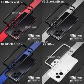 Ốp điện thoại viền kim loại cho xiaomi mi 14 13 12 11 pro case mi 12x 12s 11 ultra redmi note 13 12 pro