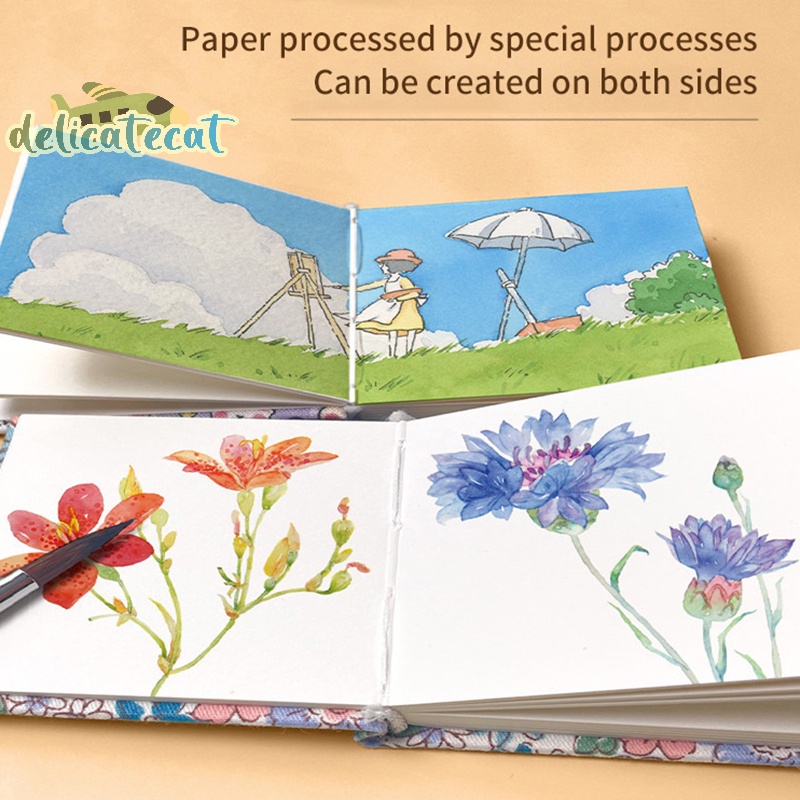 Sách Vẽ Phác Thảo mini 300g Bằng Gỗ pulp Màu Nước Đặc Biệt Dành Cho Học Sinh