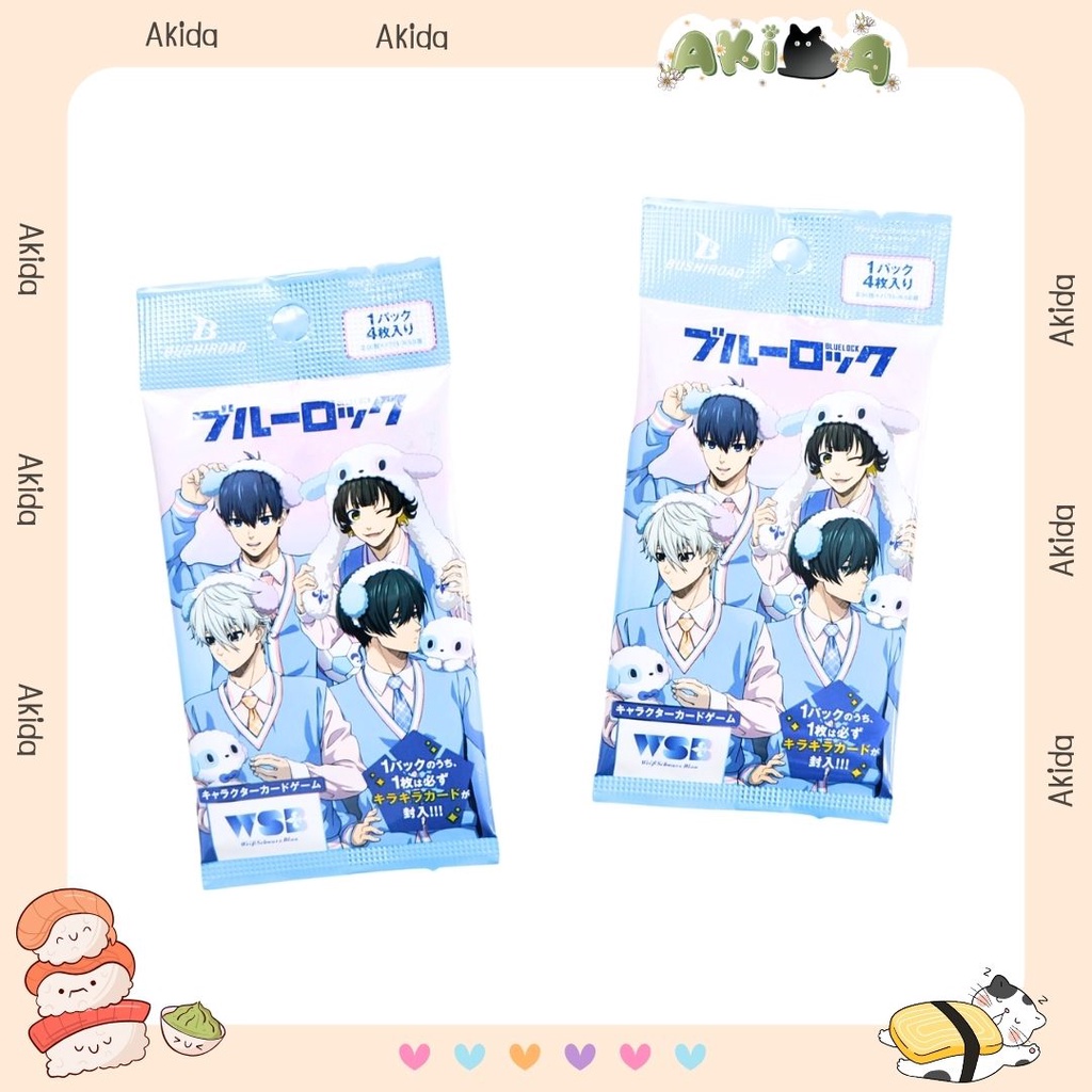 Pack random/ Thẻ nhân phẩm - Trading card game WSB - Blue Lock