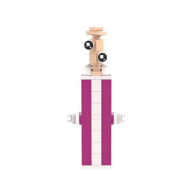 BuildMoc Magical Digital Circus Clown Bunny Khối xây dựng Pomni và Jax Gloink Búp bê Đồ chơi Giáng sinh cho trẻ em
