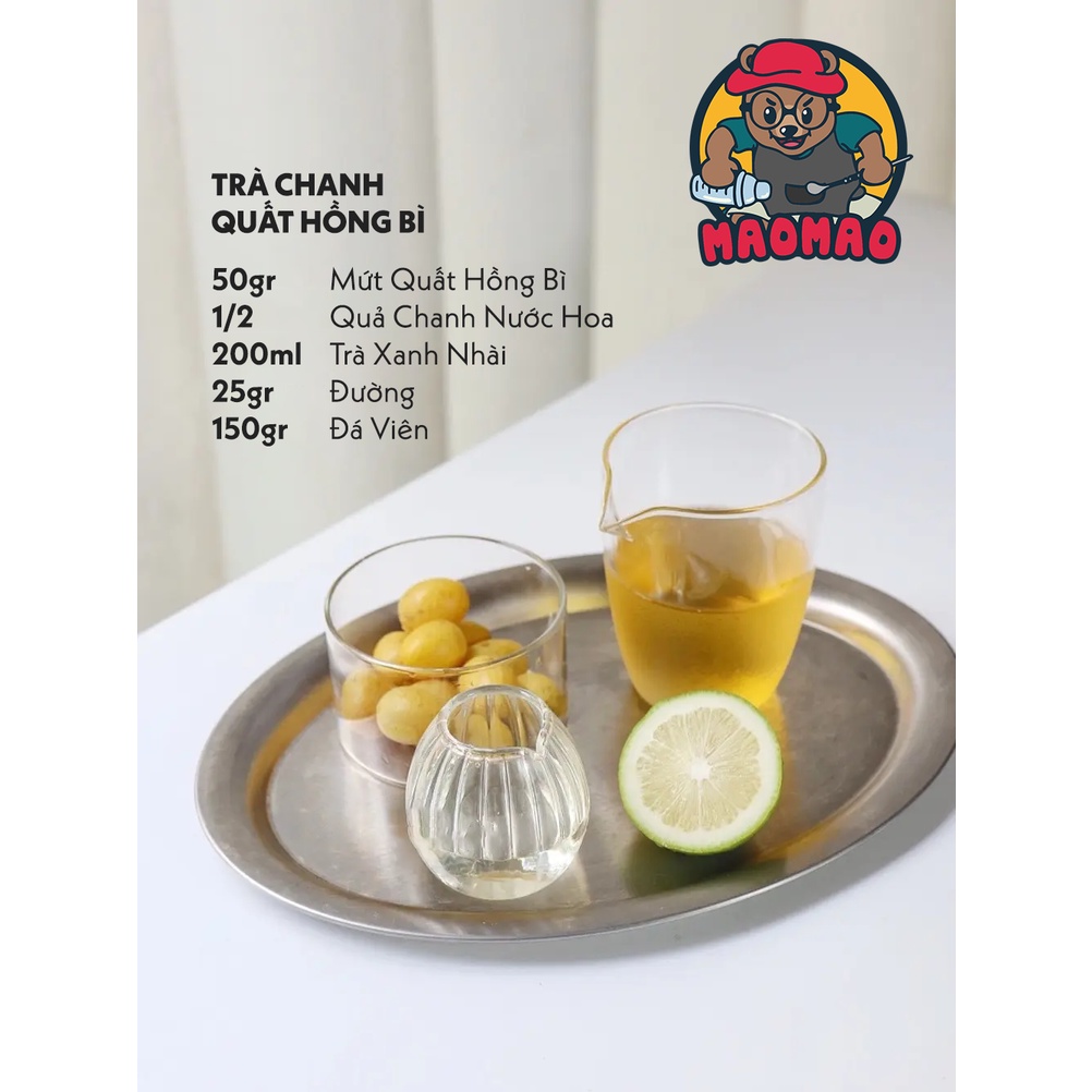 Mứt quất hồng bì Maomao hộp 1.2kg