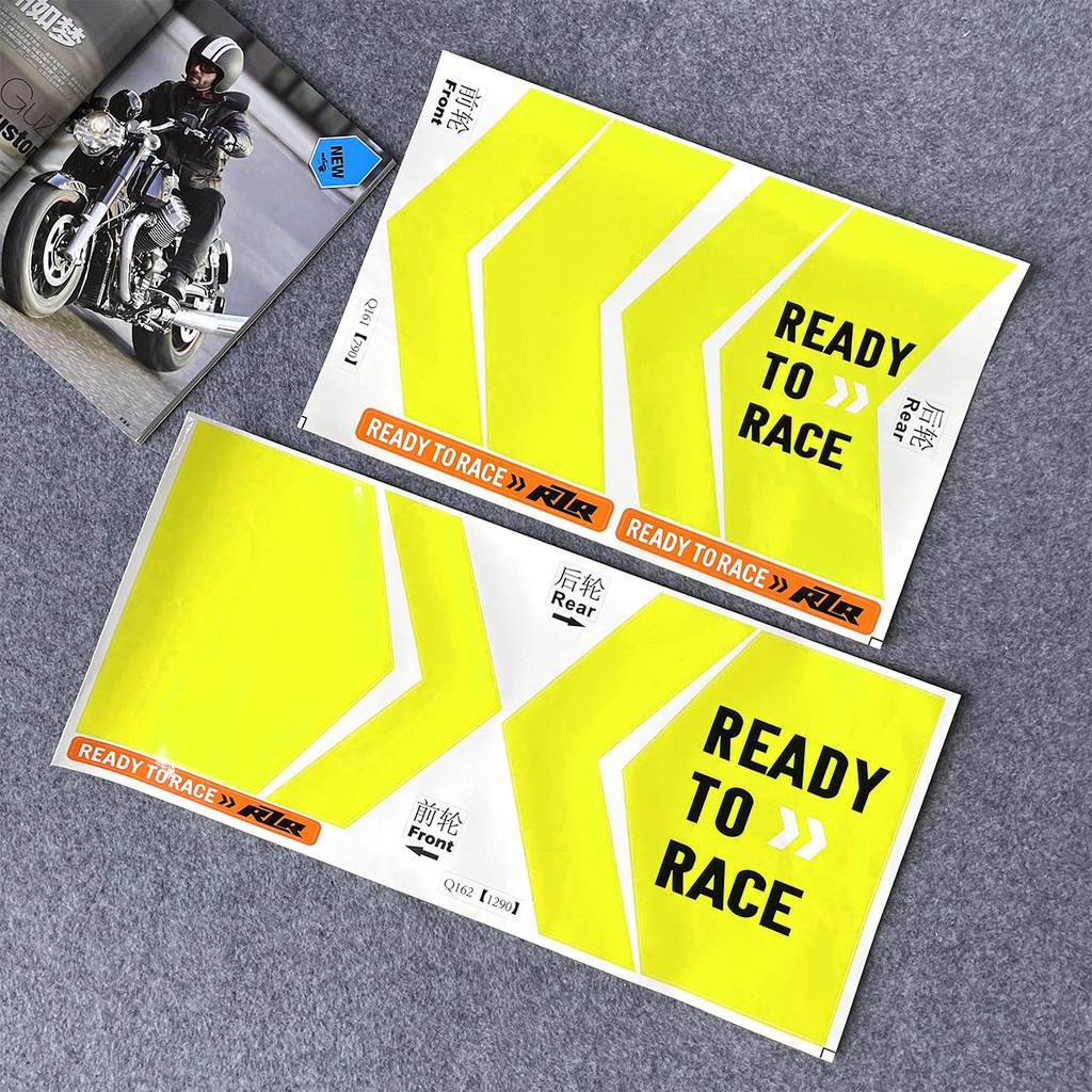 Miếng Dán Trang Trí Viền Bánh Xe Mô Tô ktm 1290 super adventure duke 790