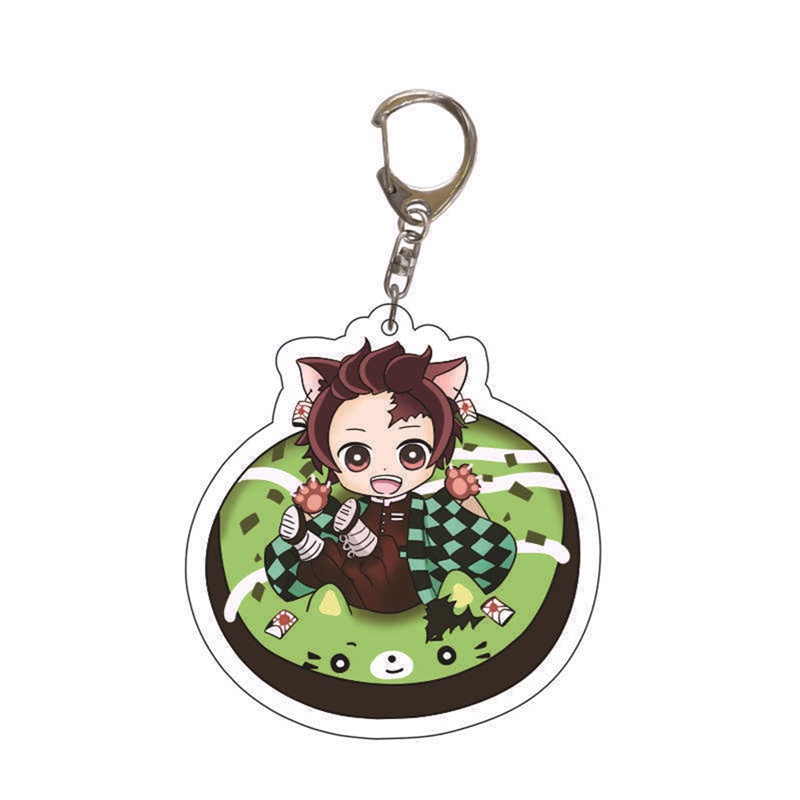 Kuhong Móc Khóa Nhân Vật anime demon slayer Bằng acrylic