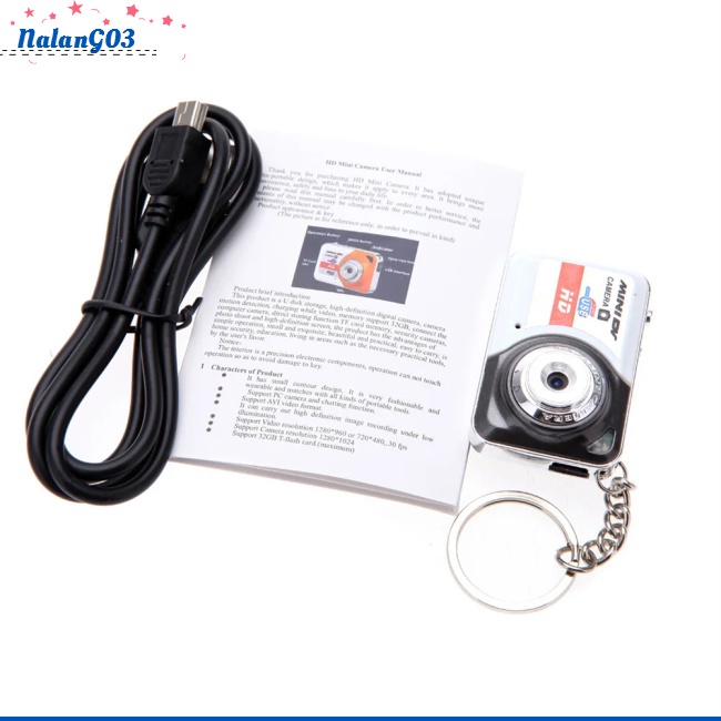 Na x6 Máy Ảnh Kỹ Thuật Số hd mini Có Móc Khóa Hỗ Trợ Thẻ tf / dv / cam Cho Thanh Thiếu Niên