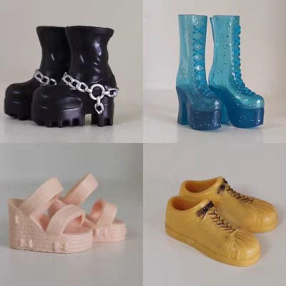 Susans Giày Cao Gót 9 Kiểu 30cm Tỉ Lệ 1 / 6 Chất Lượng Cao Cho Búp Bê