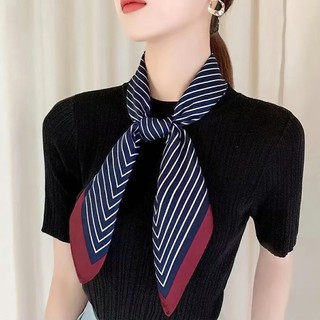 Khăn lụa vuông choàng cổ CASSN