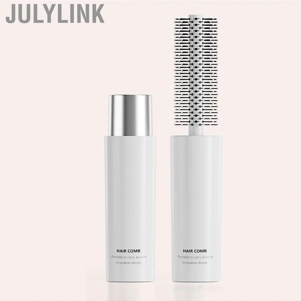 Julylink Hair Comb  Multi Purpose Retractable Portable Curling Roll Brush for Home