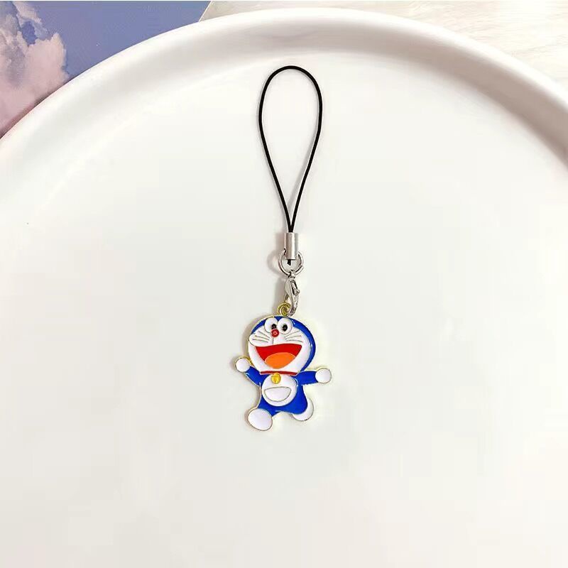 Dây Đeo Điện Thoại In Hoạt Hình Khủng Long Doraemon / Mèo Máy Doraemon Dễ Thương